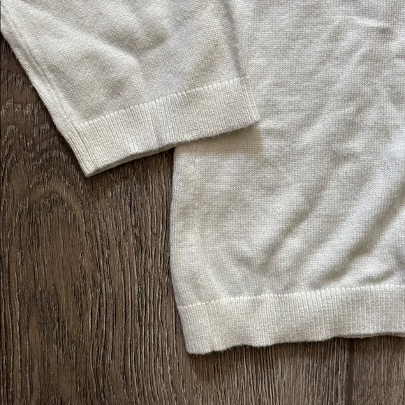 Chico's Off-White Ribbed Turtleneck - Picture 4 of 7